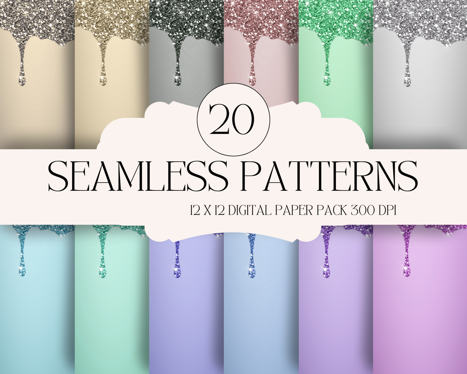 20 seamless patterns Digital Paper, seamless patterns,Seamless Pattern Files