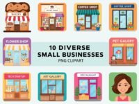 10 Small Businesses That Can Use PNG Clipart