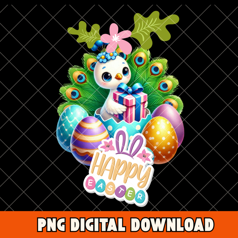 Easter Day Cartoon png, T-shirt design PNG Digital Download