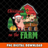 Animals Farm Christmas png ,Christmas PIG png, Instant Digital Download