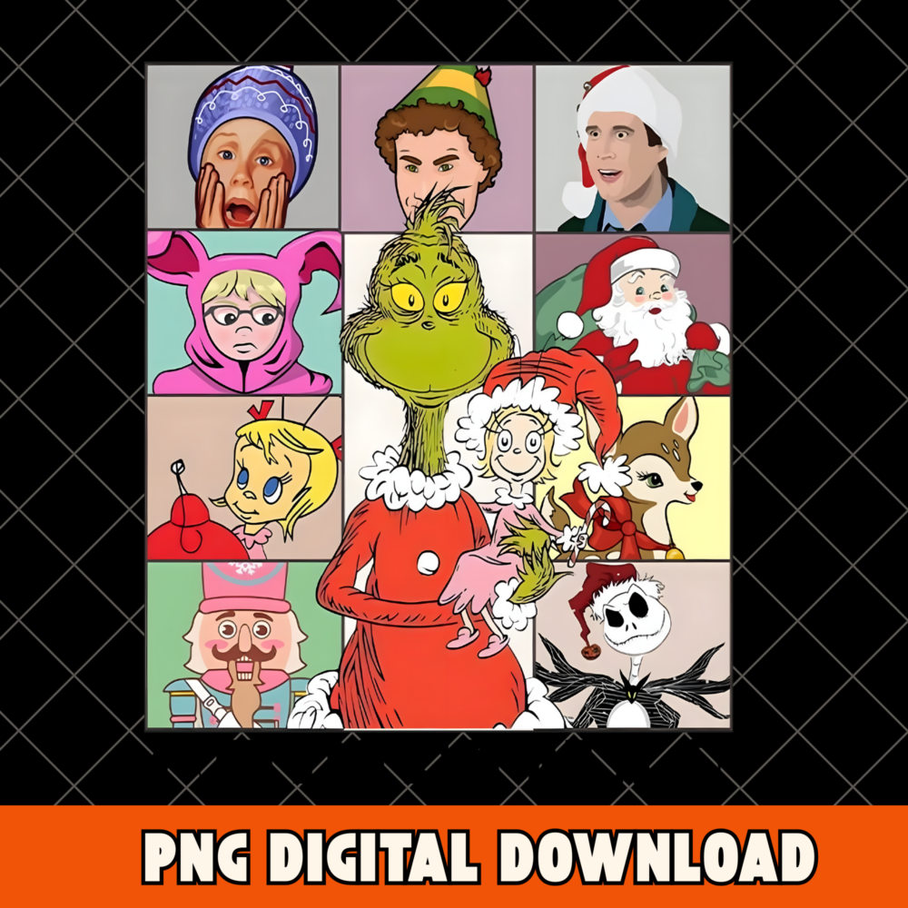 Horror Friend Christmas png ,Christmas PIG png, Instant Digital Download