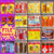 32 Candy Snacks Food Various Designs, best seller tumbler wraps Tumbler Bundle , Digital Download