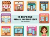 10 Small Businesses That Can Use PNG Clipart