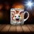3D rabbit Mug, Cup Mug Wrap,11oz And 15oz Mug Template, Mug Sublimation Design, rabbit Mug Wrap Template,